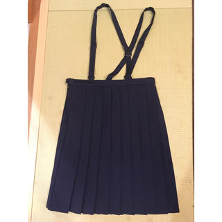 女児 小学生 女の子 紺プリーツスカート 制服 150(スカート)