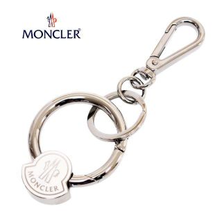 専用 MONCLER モンクレール ホワイト&シルバー キーリング