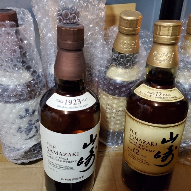 ウイスキー山崎12年3本山崎NV3本計6本セット