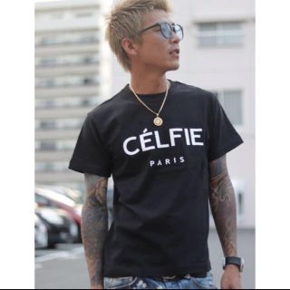 ダブル(DOWBL)の送料無料　新品未使用　CELFIE Tシャツ　セルフィー　ブラックS(Tシャツ/カットソー(半袖/袖なし))