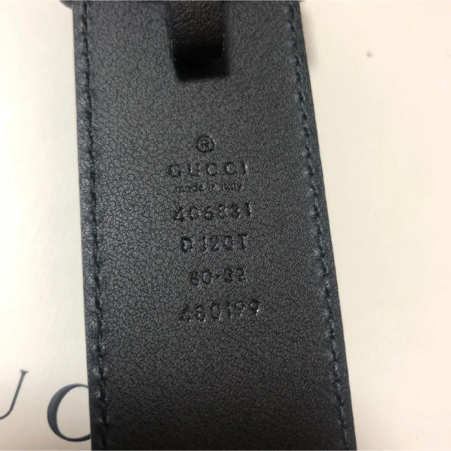 GUCCI レザーベルト ダブルGバックル GUCCI レザーベルト ダブルGバックル