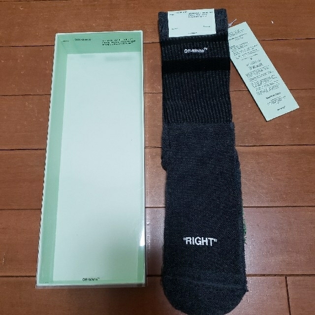 off-white socks　オフホワイト　ソックス　靴下