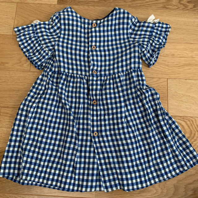 ZARA KIDS(ザラキッズ)のzarababy ギンガムチェック ワンピース  キッズ/ベビー/マタニティのキッズ服女の子用(90cm~)(ワンピース)の商品写真