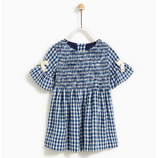 ザラキッズ(ZARA KIDS)のzarababy ギンガムチェック ワンピース (ワンピース)