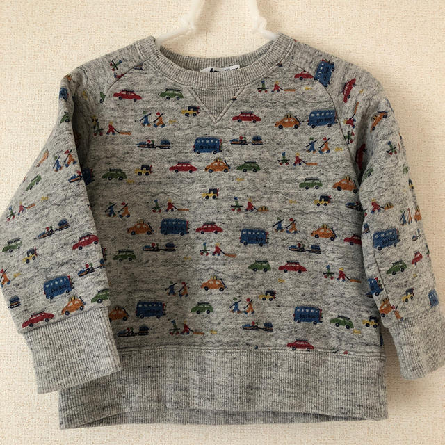 familiar(ファミリア)のfamiliar 裏起毛トレーナー　100 キッズ/ベビー/マタニティのキッズ服男の子用(90cm~)(Tシャツ/カットソー)の商品写真