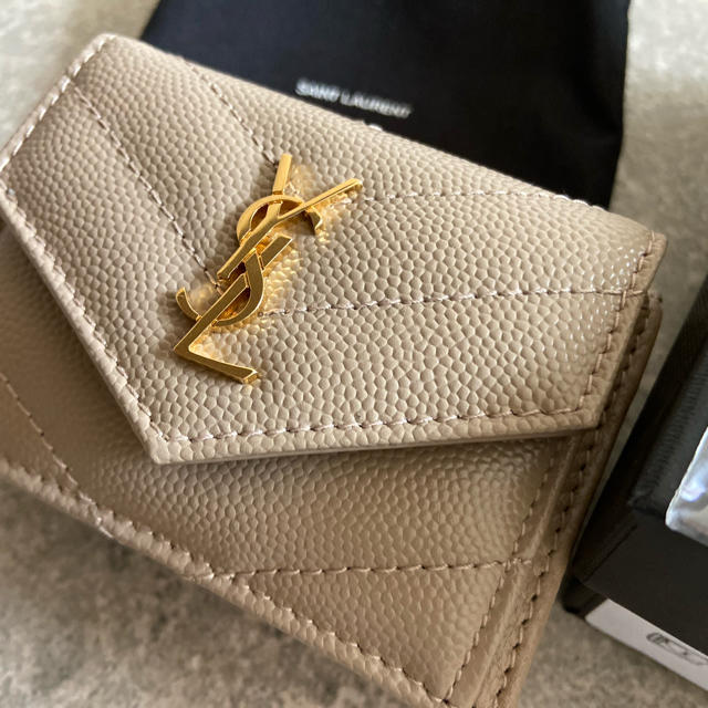 ≪超目玉☆12月≫ Laurent Saint - 三つ折り財布 ミニウォレット 新品