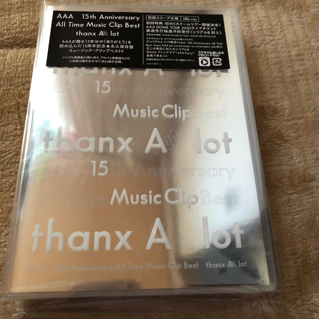エンタメ/ホビー【新品】AAA 15th Music Clip thanx AAA lot