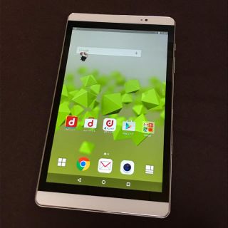 エヌティティドコモ(NTTdocomo)のdocomo dtab d-02H 本体＆充電器＆自立スタンド セット(タブレット)