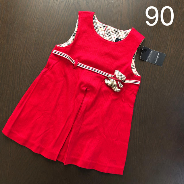 BURBERRY(バーバリー)の新品タグ付き　90 バーバリー  ワンピース キッズ/ベビー/マタニティのキッズ服女の子用(90cm~)(ワンピース)の商品写真