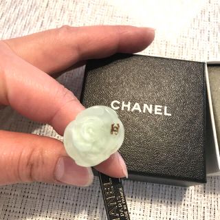 シャネル(CHANEL)の★ CHANEL  シャネル　カメリアリング　ペールグリーン(リング(指輪))