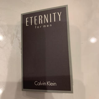 カルバンクライン(Calvin Klein)のCalvin Klein ETERNITY オードトワレサンプル(香水(男性用))