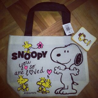 スヌーピー(SNOOPY)の ✨新品【スヌーピー】 ミニトート&スクイーズ(エコバッグ)