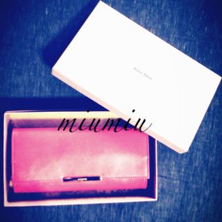 ミュウミュウ(MIU MIU)の♡大幅値下げ!!miumiu財布♡(財布)