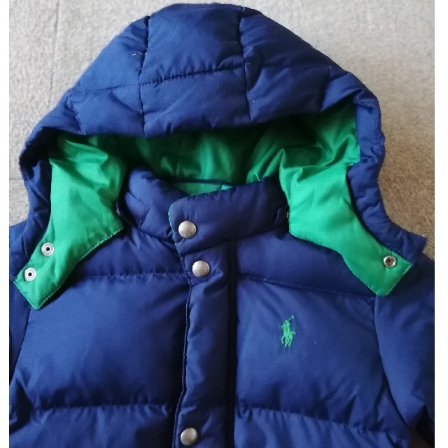 POLO RALPH LAUREN(ポロラルフローレン)の美品　Polo Ralphlauren ポロラルフローレン　ダウンジャケット キッズ/ベビー/マタニティのキッズ服男の子用(90cm~)(ジャケット/上着)の商品写真