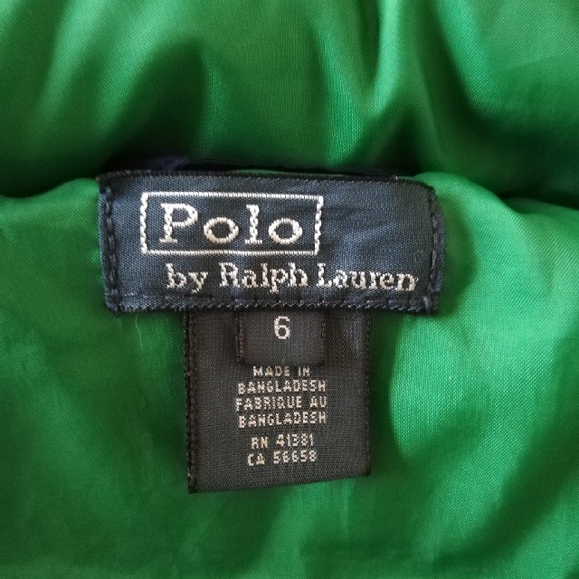 POLO RALPH LAUREN(ポロラルフローレン)の美品　Polo Ralphlauren ポロラルフローレン　ダウンジャケット キッズ/ベビー/マタニティのキッズ服男の子用(90cm~)(ジャケット/上着)の商品写真