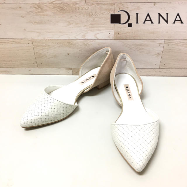 DIANA(ダイアナ)の【DIANA】パンプス (23)　ローヒール　スエード　メッシュ　春夏 レディースの靴/シューズ(ハイヒール/パンプス)の商品写真