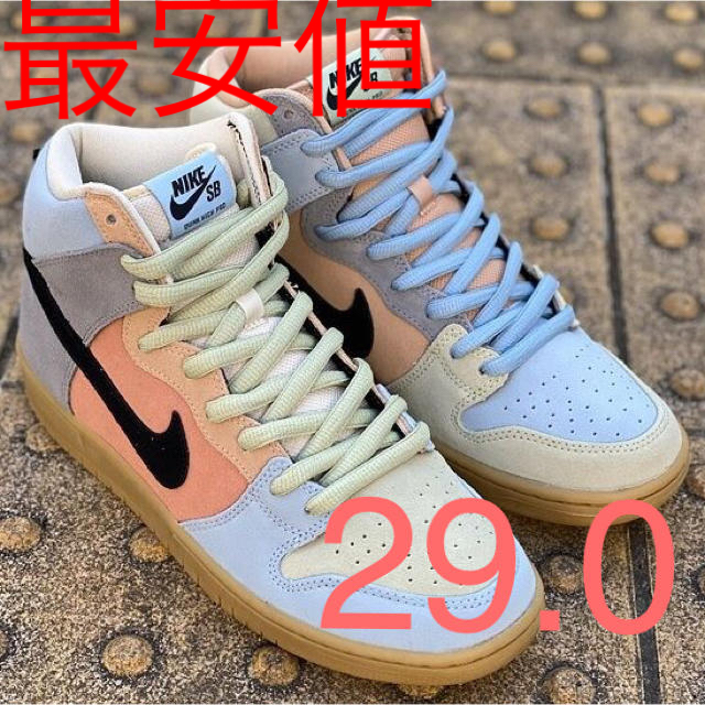 NIKE(ナイキ)のNIKE SB DUNK HIGH PRO EASTER SPECTRUM メンズの靴/シューズ(スニーカー)の商品写真