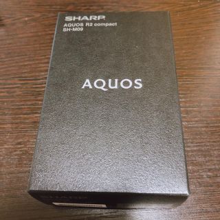 シャープ(SHARP)の明日まで！SHARP  AQUOS R2 compact SH-M09 ブラック(スマートフォン本体)