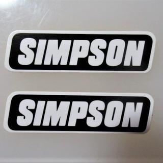 シンプソン(SIMPSON)のシンプソン★SIMPSON★ステッカー2枚セット(ヘルメット/シールド)