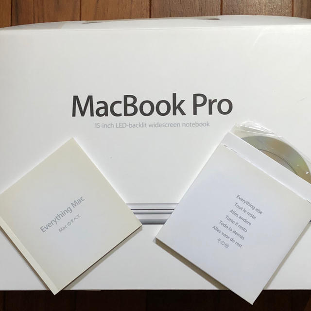 Mac (Apple)(マック)のMacBook Pro 2010 15インチ スマホ/家電/カメラのPC/タブレット(ノートPC)の商品写真