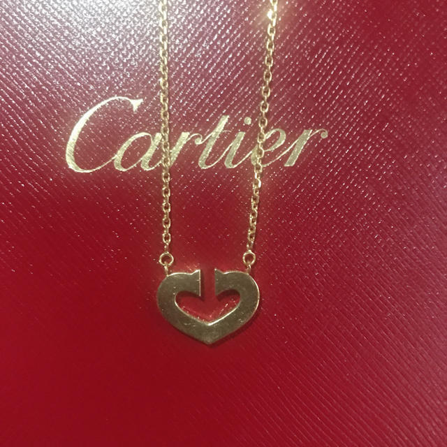 Cartier(カルティエ)のcartier    cハート　ネックレス レディースのアクセサリー(ネックレス)の商品写真