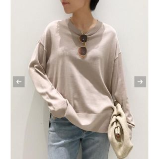 アパルトモンドゥーズィエムクラス(L'Appartement DEUXIEME CLASSE)のSilk * CTN C/N KNIT(ニット/セーター)