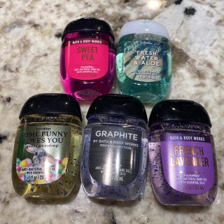 バスアンドボディーワークス(Bath & Body Works)のBath & Body Works アルコール除菌ジェル✖︎5(アルコールグッズ)