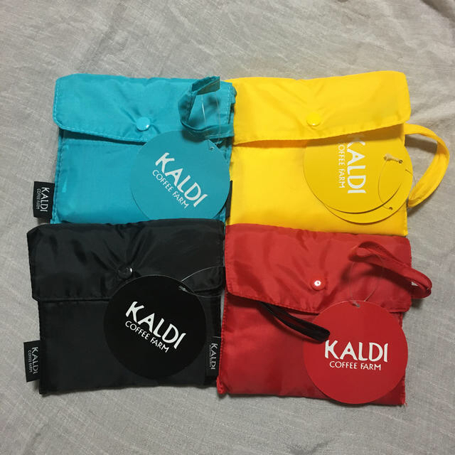 KALDI(カルディ)の新品未使用　カルディ エコバッグ4つセット レディースのバッグ(エコバッグ)の商品写真