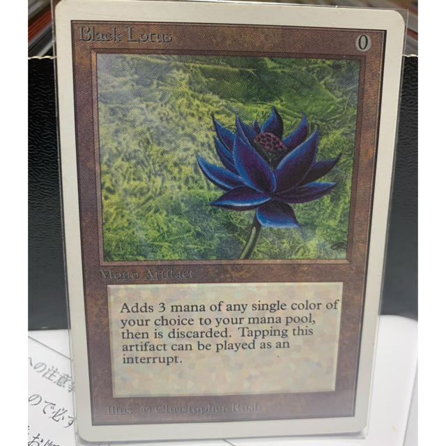 mtg unlimited black lotus  エンタメ/ホビーのトレーディングカード(シングルカード)の商品写真