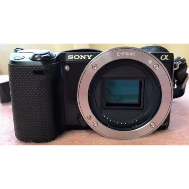 【完動品】SONY NEX-5T & HVL-F7S ミラーレスボディ ブラック