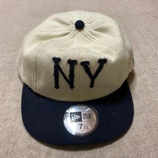 ニューエラ(NEW ERA)のニューエラキャップ　白　NY(キャップ)