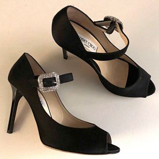 ジミーチュウ(JIMMY CHOO)のジミーチュウ サテン パンプス(ハイヒール/パンプス)