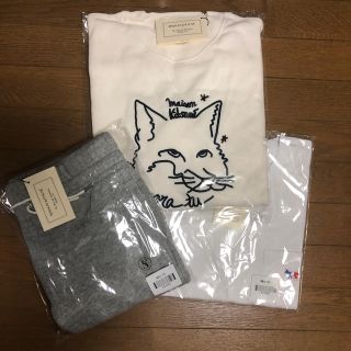 メゾンキツネ(MAISON KITSUNE')のMAISON KITSUNE メンズ 3点セット　(Tシャツ/カットソー(半袖/袖なし))