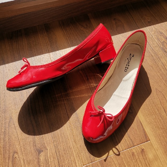 REPETTO パテント カミーユ 42 バレエシューズ 定番  ヒールレディース