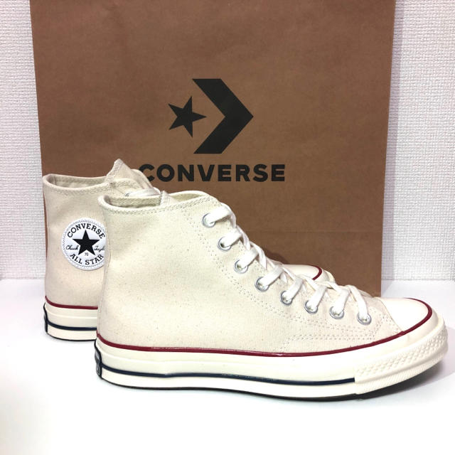 新品☆ct70converseチャックテイラーHI【生成り】 | www.innoveering.net