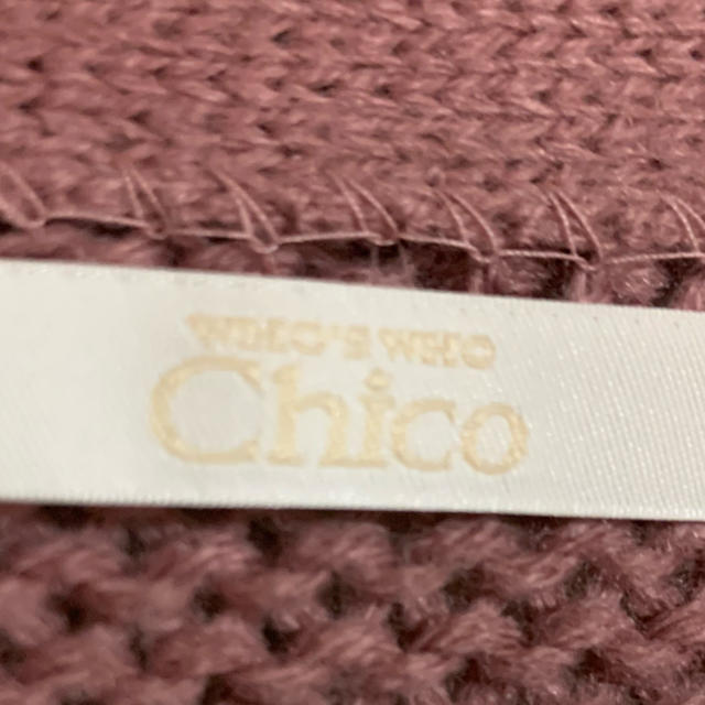 who's who Chico(フーズフーチコ)のチコ/ピンクニット レディースのトップス(ニット/セーター)の商品写真