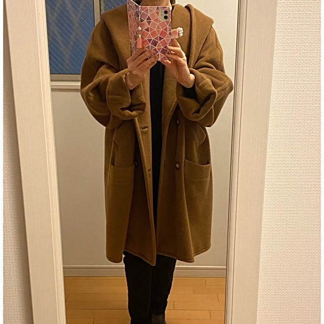 Max Mara - マックスマーラ フード コート 白タグ クリーニング済みの通販 by Karen’s shop｜マックスマーラならラクマ