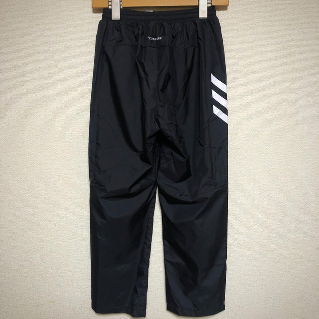 adidas(アディダス)の【新品】アディダス  ジュニア ウィンドブレーカー パンツ 黒 140サイズ キッズ/ベビー/マタニティのキッズ服男の子用(90cm~)(パンツ/スパッツ)の商品写真