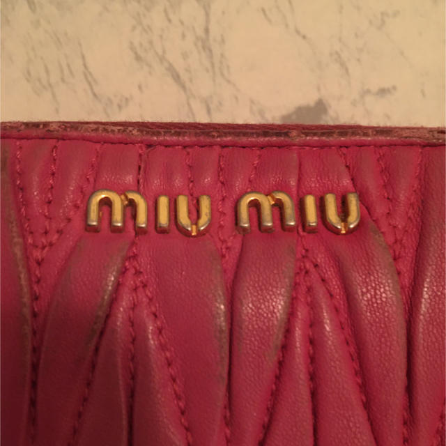 miumiu(ミュウミュウ)のmiumiu 長財布 レディースのファッション小物(財布)の商品写真