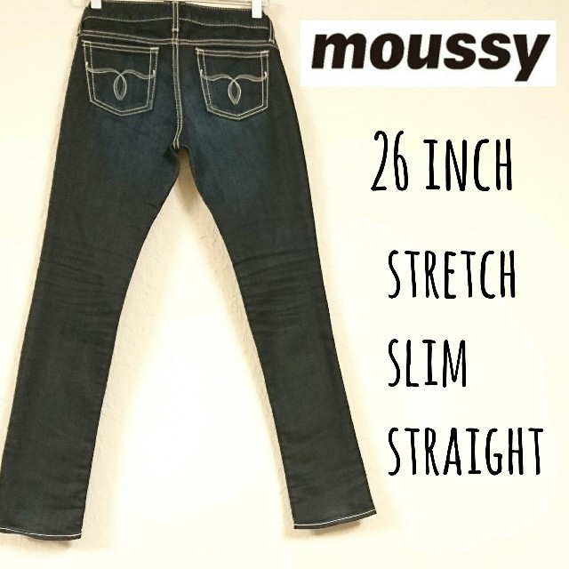 moussy(マウジー)のMOUSSY stretch slim straight レディースのパンツ(デニム/ジーンズ)の商品写真