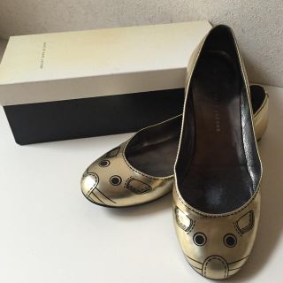 マークジェイコブス(MARC JACOBS)の24.6cmネズミ顔フラットパンプス(ハイヒール/パンプス)