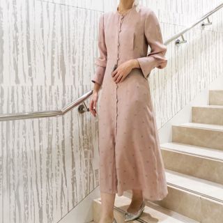 マメ(mame)のmame kurogochi  Pedicel Jacquard Dress (ロングワンピース/マキシワンピース)