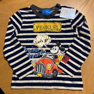 ディズニー(Disney)の新品ミッキーボーダーロンT(Tシャツ/カットソー)