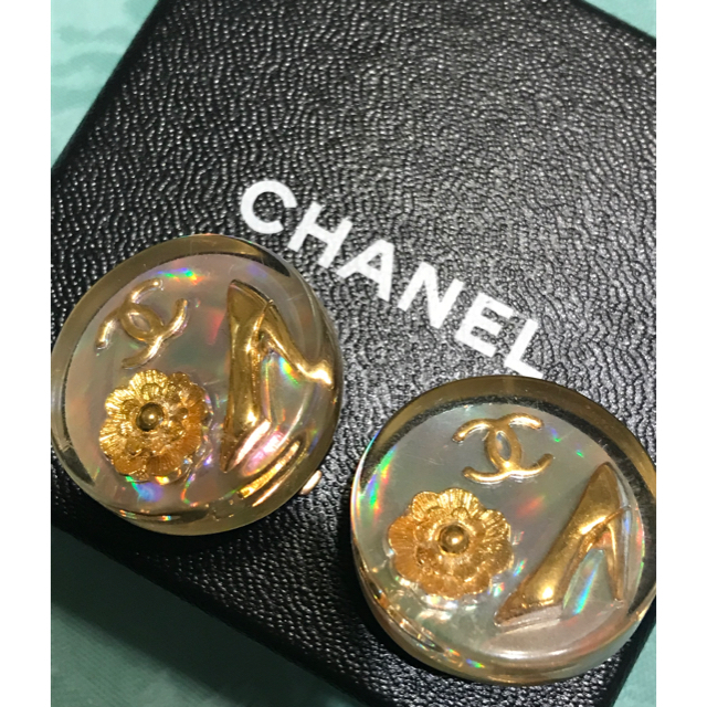 CHANEL(シャネル)のstar様専用　CHANEL ミラー　イヤリング　no7 ヴィンテージ レディースのアクセサリー(イヤリング)の商品写真