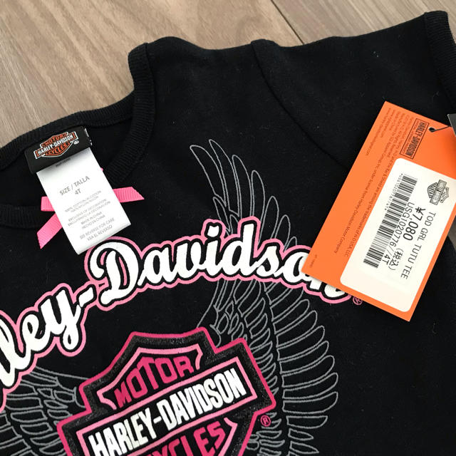 Harley Davidson(ハーレーダビッドソン)のHarley-Davidson Tシャツ キッズ/ベビー/マタニティのキッズ服女の子用(90cm~)(Tシャツ/カットソー)の商品写真