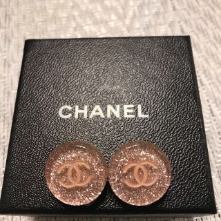 シャネル(CHANEL)のCHANEL シャネル　キラキラピンク　イヤリング　no8(イヤリング)