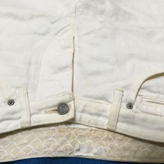 mina perhonen always ホワイトデニム 38 旧タイプ 難有