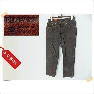 エドウィン(EDWIN)の【EDWIN】 良品 エドウィン ダークグレージーンズ サイズ32(デニム/ジーンズ)