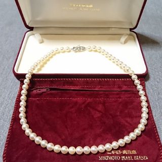 ミキモト(MIKIMOTO)のミキモト真珠島❇️パールネックレス 本真珠(ネックレス)