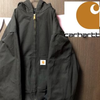 カーハート(carhartt)の激レア！カーハート ダックパーカー 黒 超ビッグシルエット ジョニーデップ(パーカー)